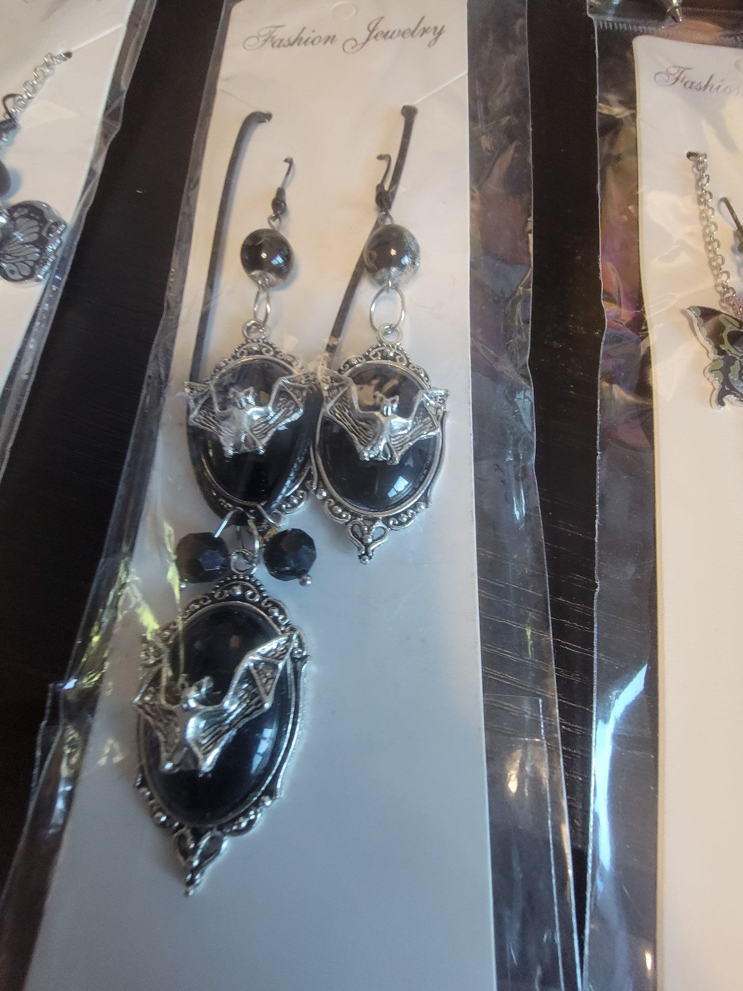 Gothic/Victorian Earring/Necklace Combo
