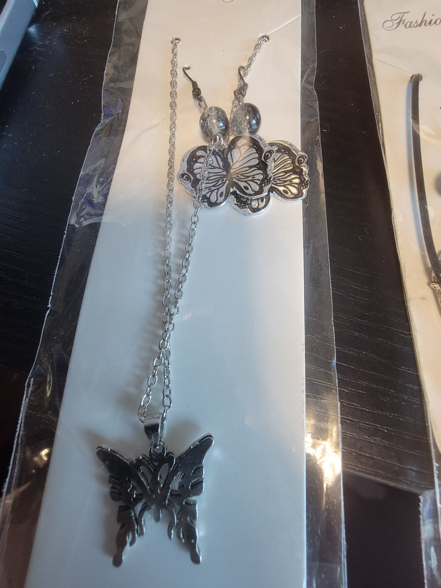 Gothic/Victorian Earring/Necklace Combo
