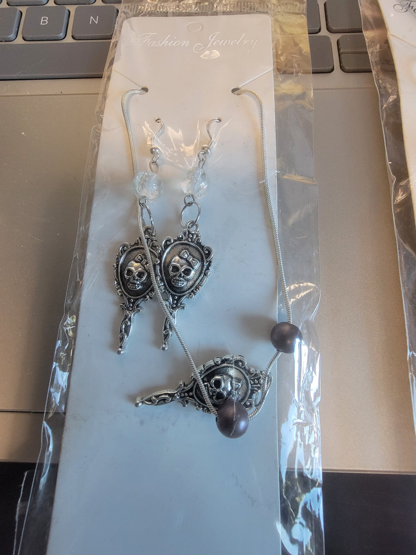 Gothic/Victorian Earring/Necklace Combo