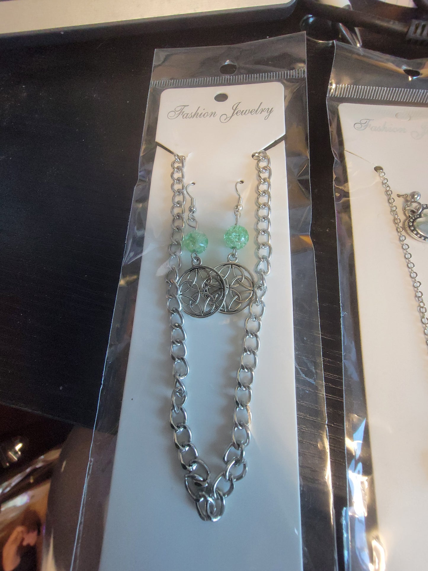 Gothic/Victorian Earring/Necklace Combo
