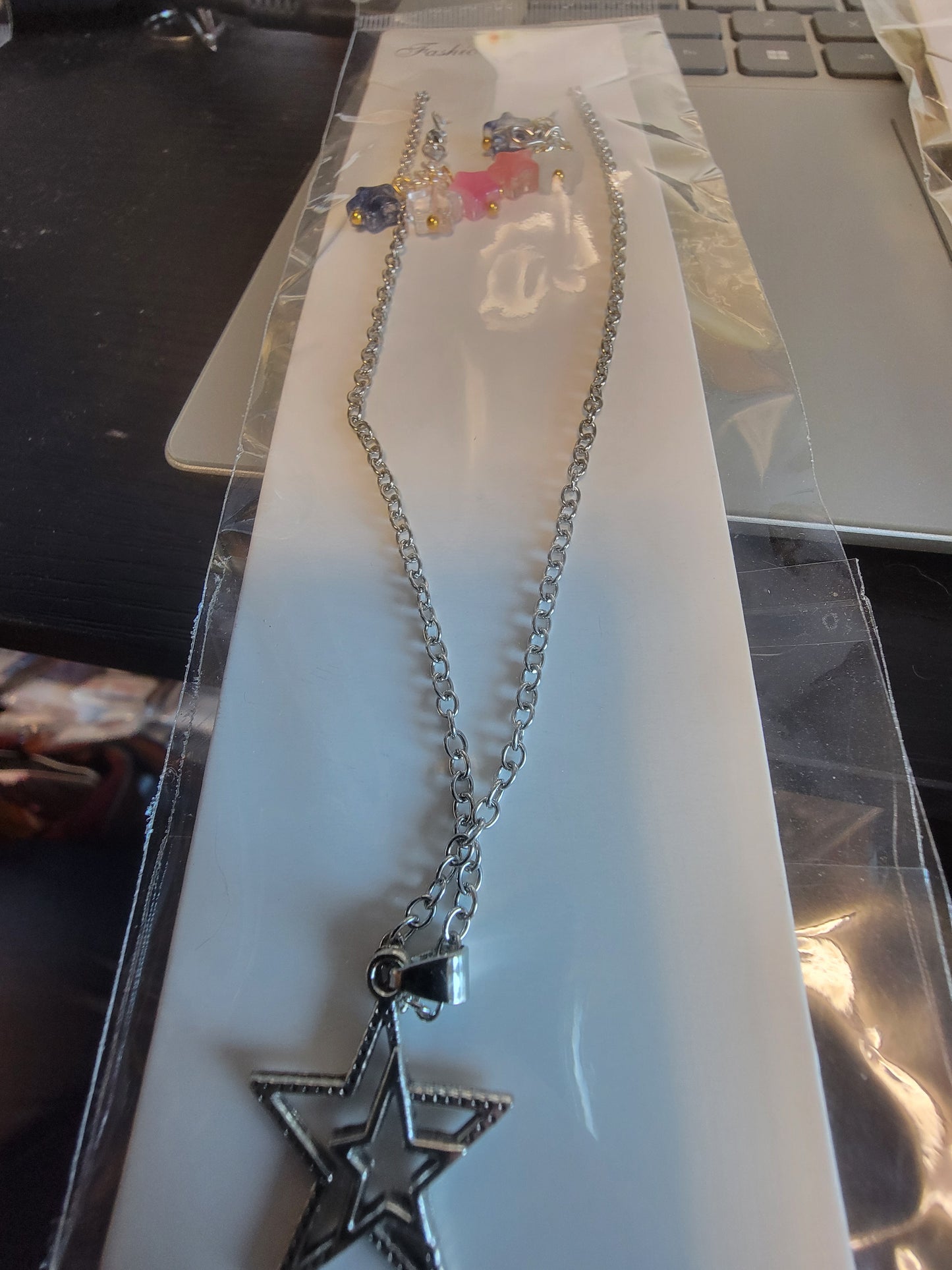Gothic/Victorian Earring/Necklace Combo