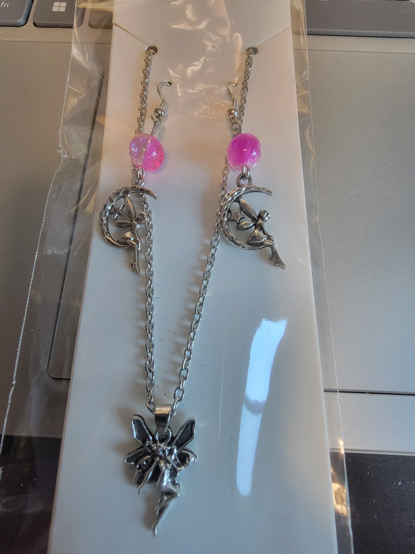 Gothic/Victorian Earring/Necklace Combo