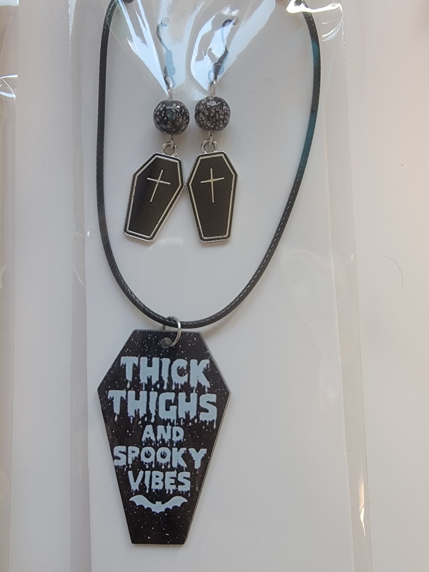 Gothic/Victorian Earring/Necklace Combo