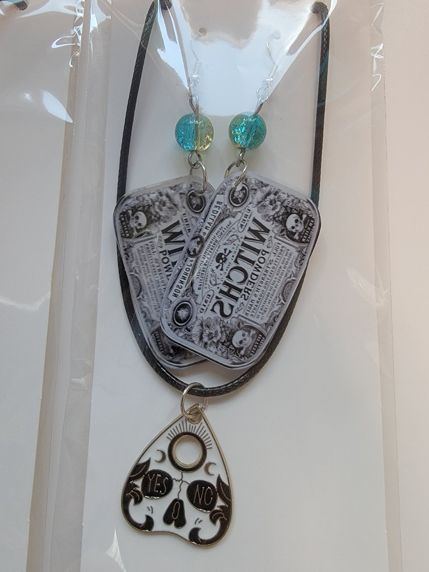 Gothic/Victorian Earring/Necklace Combo